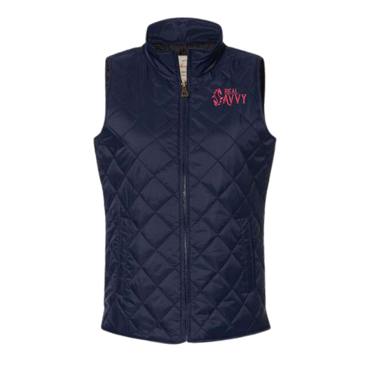 Real Savvy Women's Quilted Vest