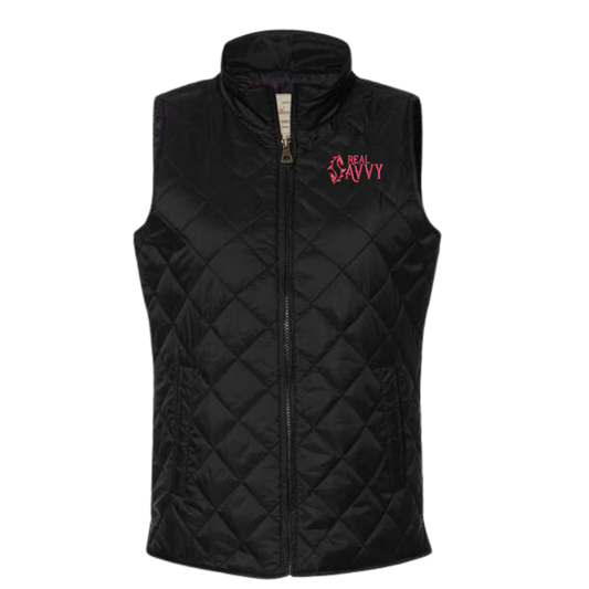 Real Savvy Women's Quilted Vest