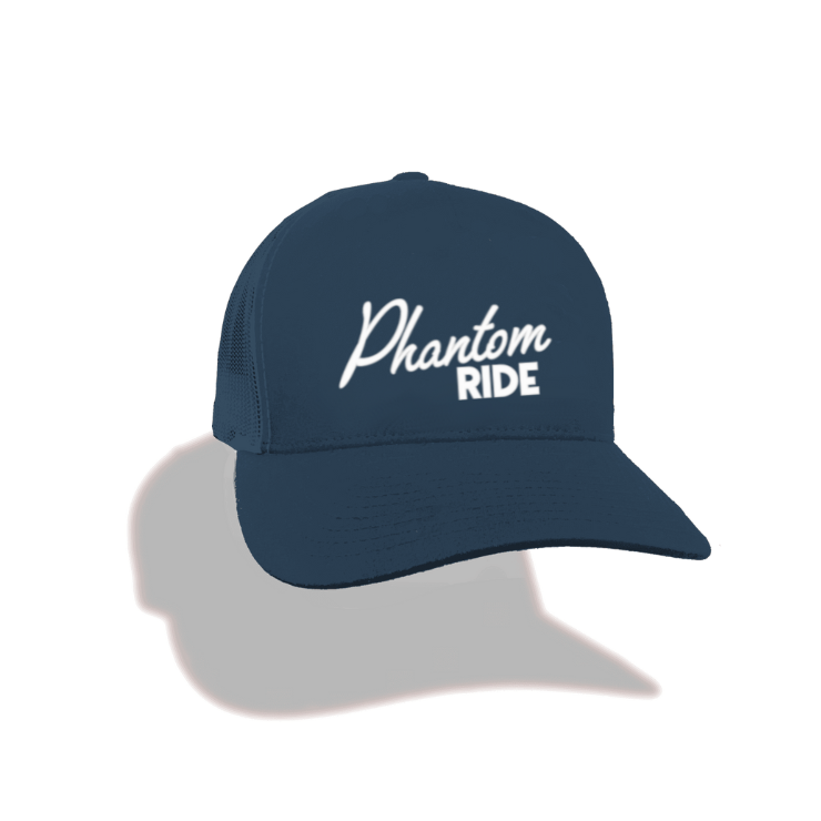 Phantom Ride Retro Trucker Hat - Black