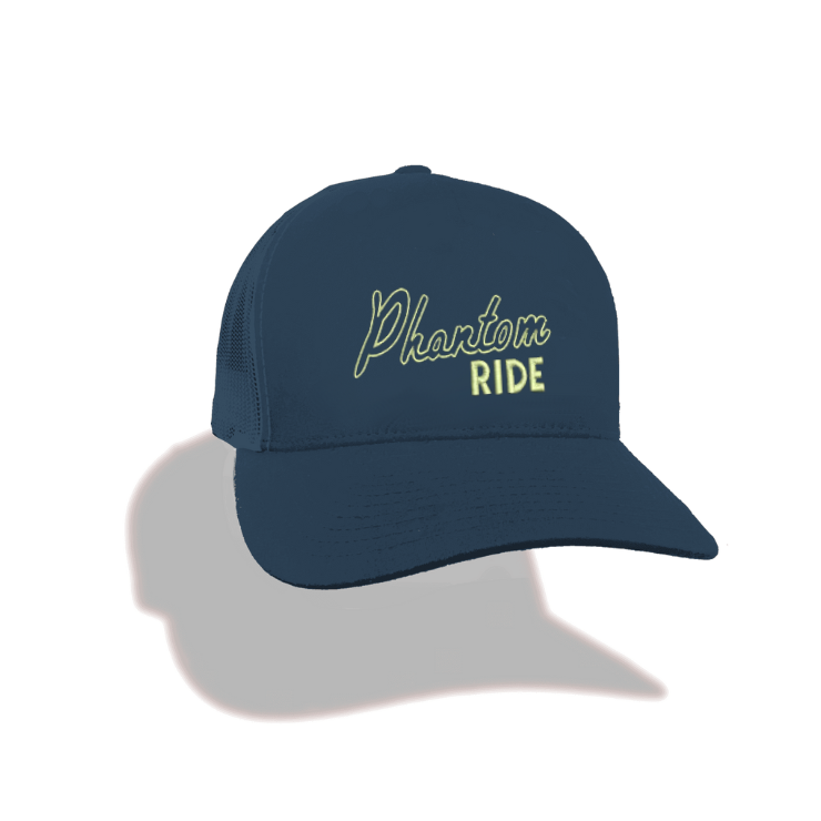 Phantom Ride Retro Trucker Hat - Black