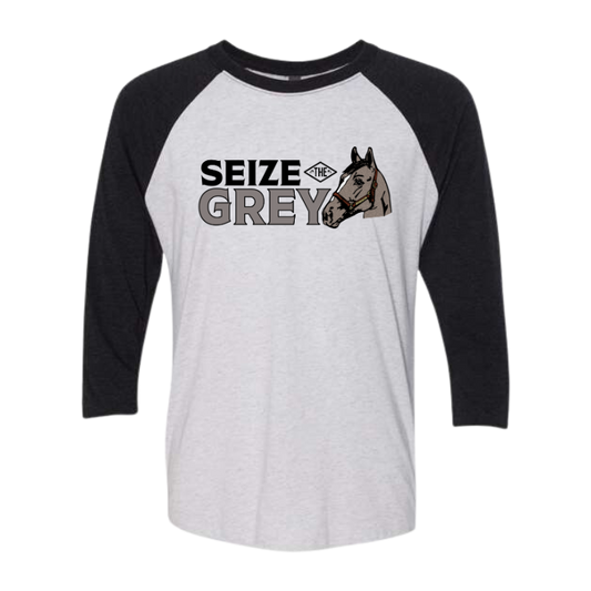 Seize the Grey 3/4 Raglan T-Shirt