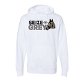 Load image into Gallery viewer, Seize the Grey Unisex Hooded Sweatshirt

