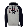 Load image into Gallery viewer, Real Savvy Raglan Hooded Sweatshirt
