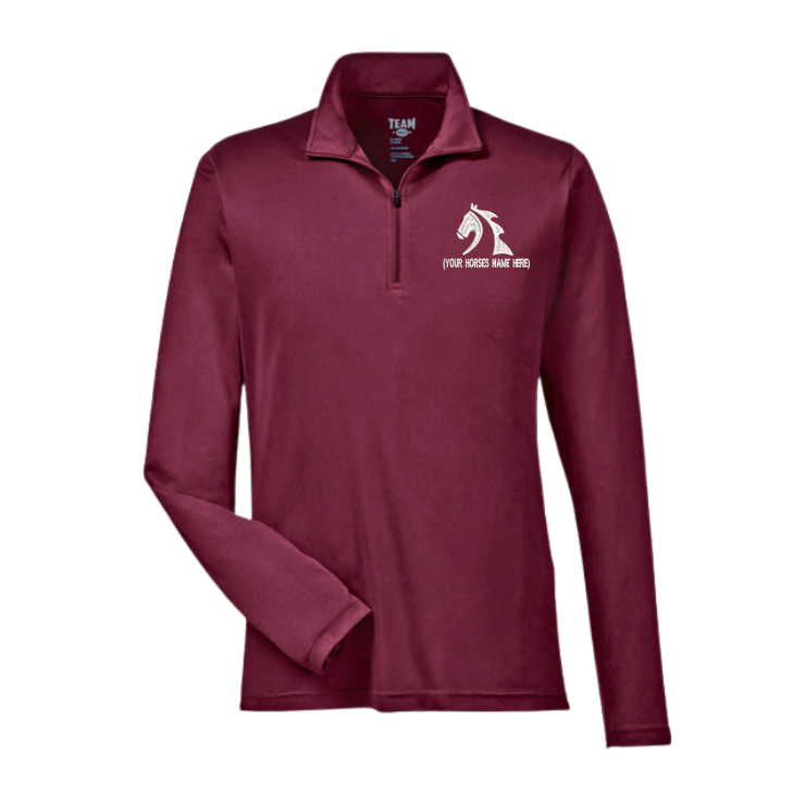 MyRacehorse Custom Men's 3/4 Zip Up Pullover