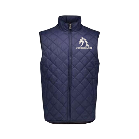 Men's Custom Embroidered Quilted Vest