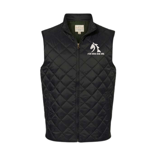 Men's Custom Embroidered Quilted Vest