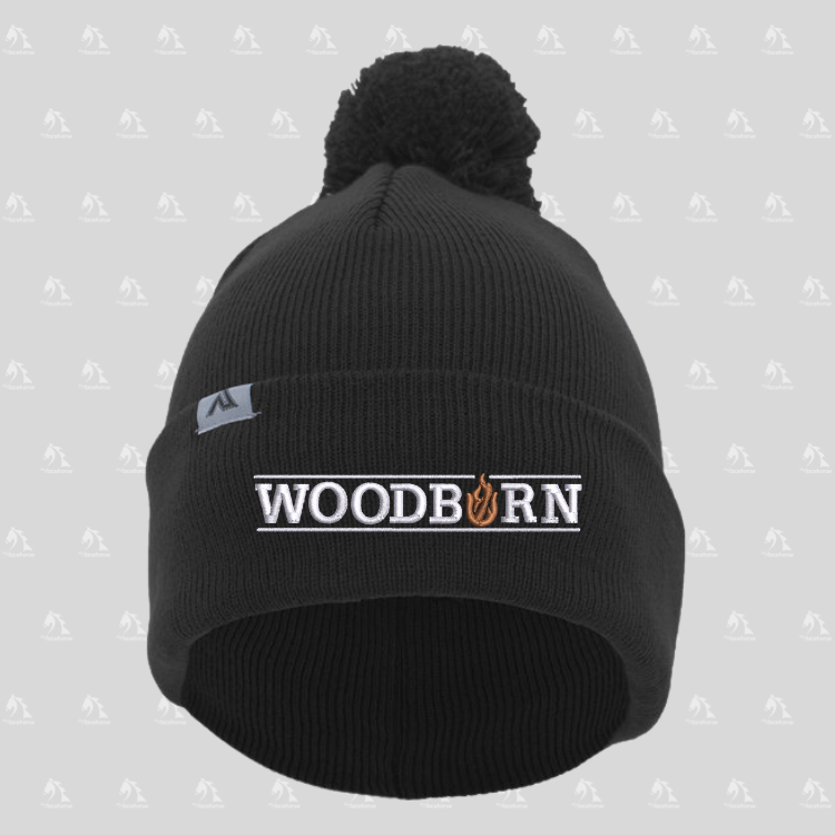 Woodburn Beanie with Pom-Pom