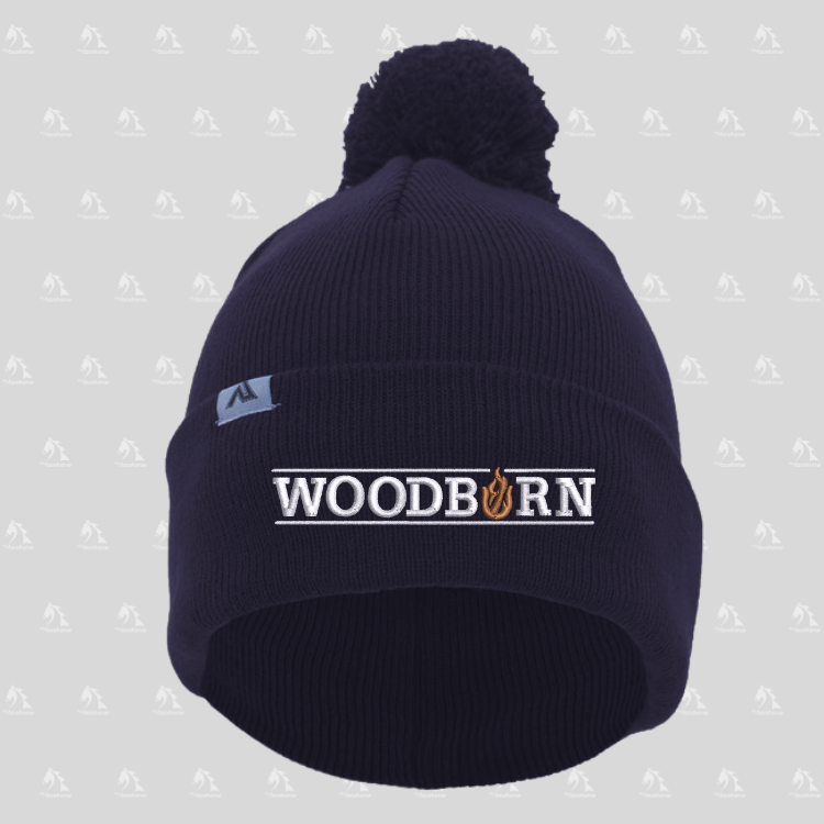 Woodburn Beanie with Pom-Pom