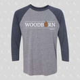 Load image into Gallery viewer, Woodburn Unisex 3/4 Sleeve Raglan T-Shirt
