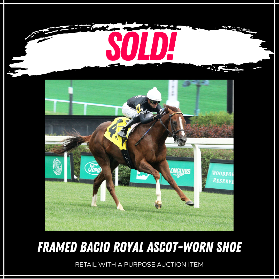 Framed Bacio Royal Ascot-Worn Shoe