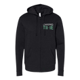 Load image into Gallery viewer, Chasing Time Unisex Embroidered Fleece Zip Hoodie
