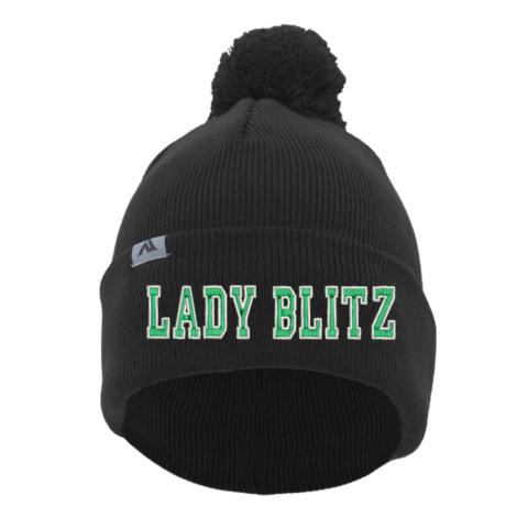 Lady Blitz Pom-Pom Beanie