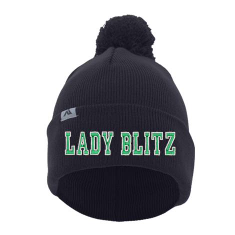 Lady Blitz Pom-Pom Beanie