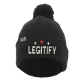 Load image into Gallery viewer, Legitify Beanie with Pom-Pom
