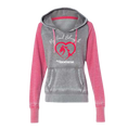 Load image into Gallery viewer, Valentine's Day Collection Women's Pink Hooded Sweatshirt
