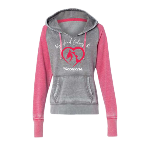 Valentine's Day Collection Women's Pink Hooded Sweatshirt