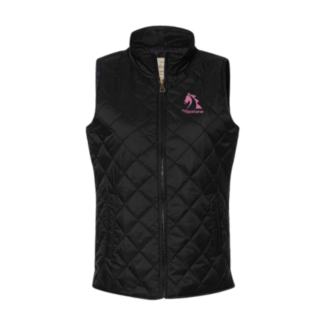 Pink Valentine's Day Women's Quilted Vest