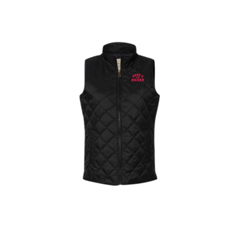 Here's the Kicker Women's Quilted Vest