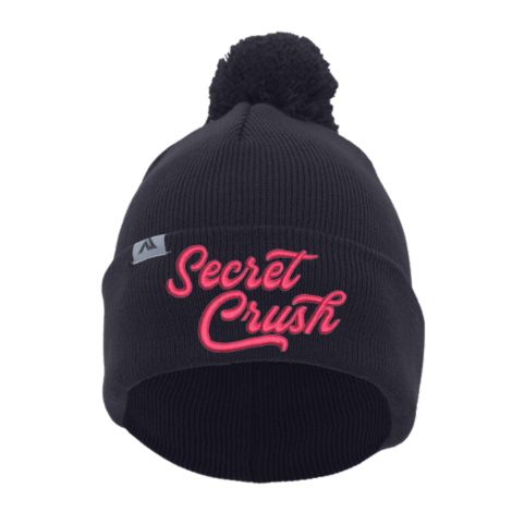 Secret Crush Pom-Pom Beanie