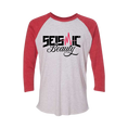 Load image into Gallery viewer, Seismic Beauty 3/4 Raglan T Shirt
