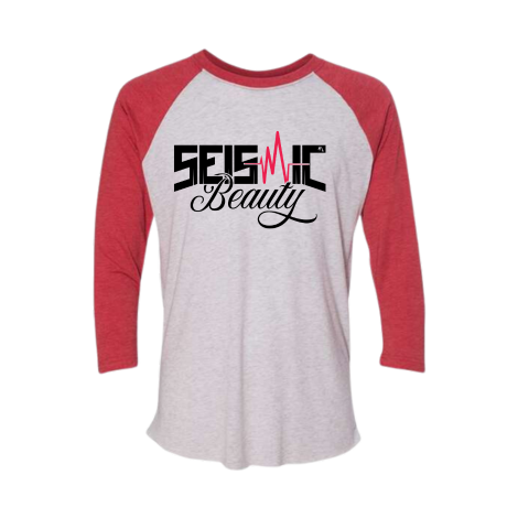 Seismic Beauty 3/4 Raglan T Shirt