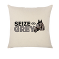 Load image into Gallery viewer, Seize the Grey Throw Pillow Case
