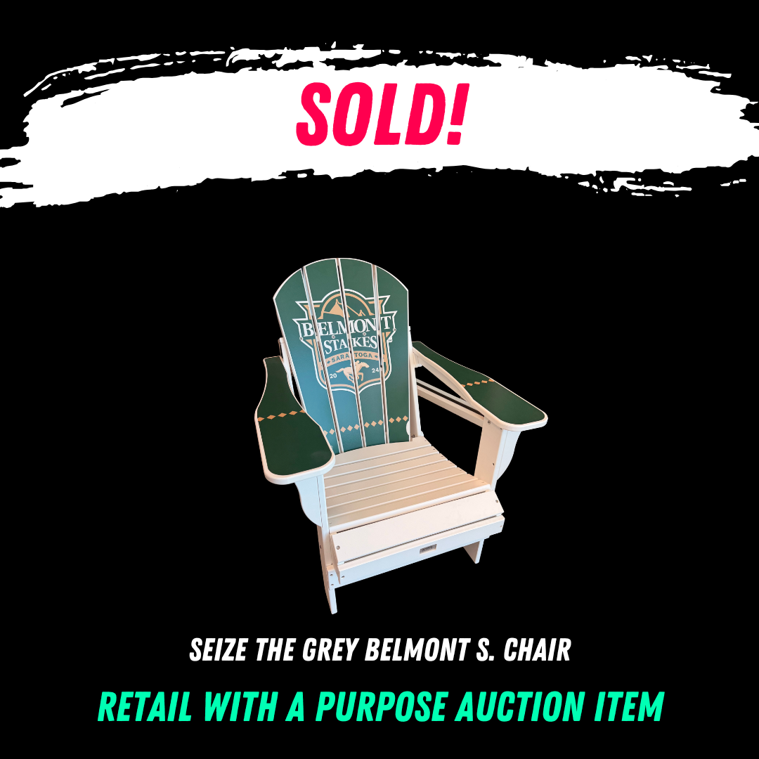 Seize the Grey Folding Adirondack Belmont Stakes Chair
