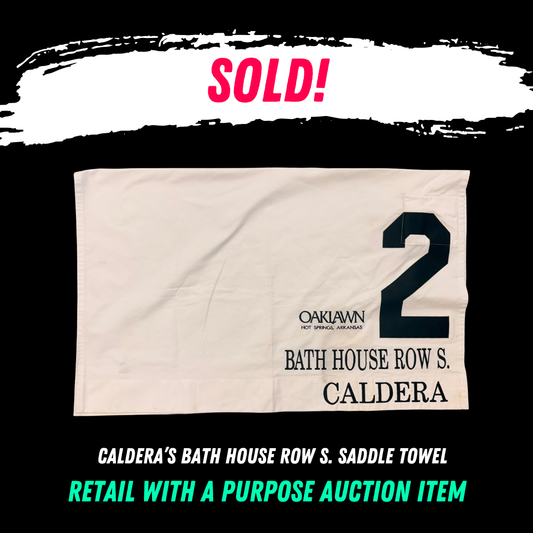 Caldera’s Bathhouse Row Stakes Saddle Towel
