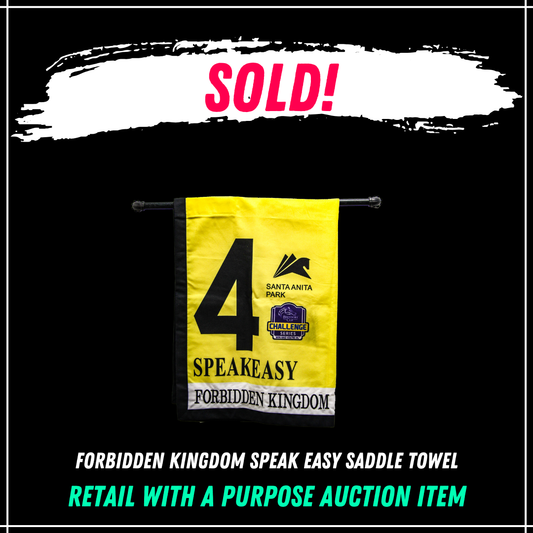 Forbidden Kingdom Speakeasy Saddle Towel