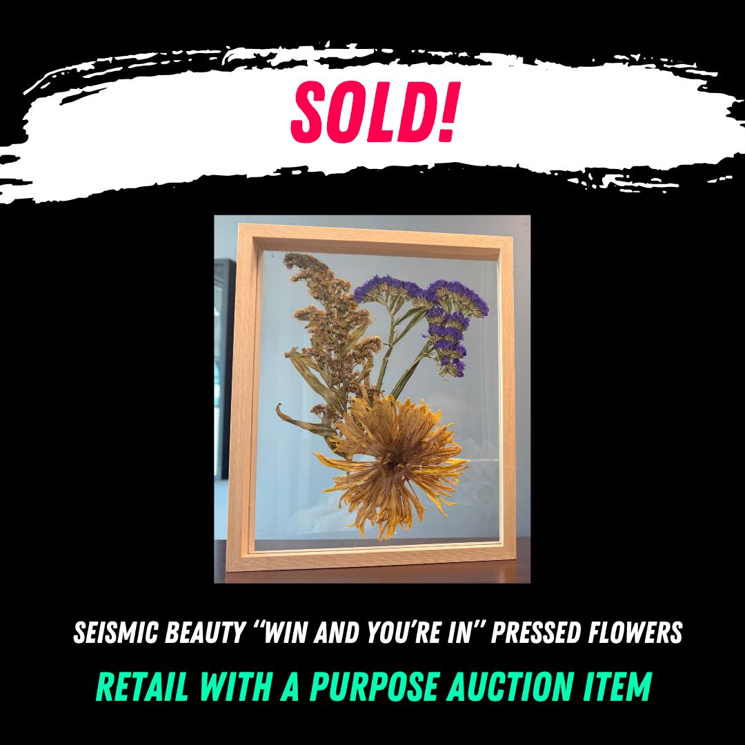 Seismic Beauty “Win and You’re In” Pressed Flowers #2