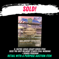 Load image into Gallery viewer, Seize the Grey Belmont Stakes Stall Webbing + Signed Program
