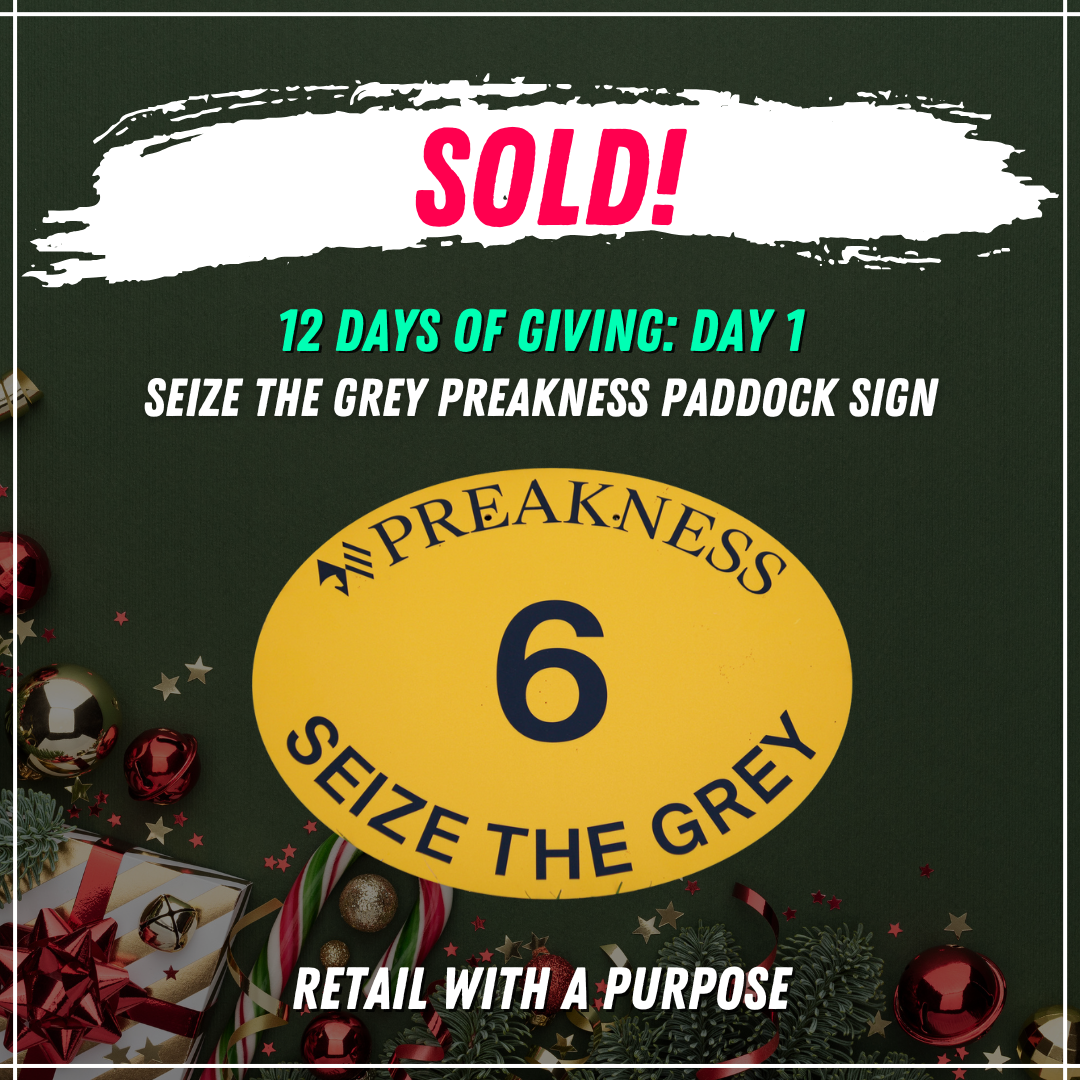 Preakness Paddock Sign