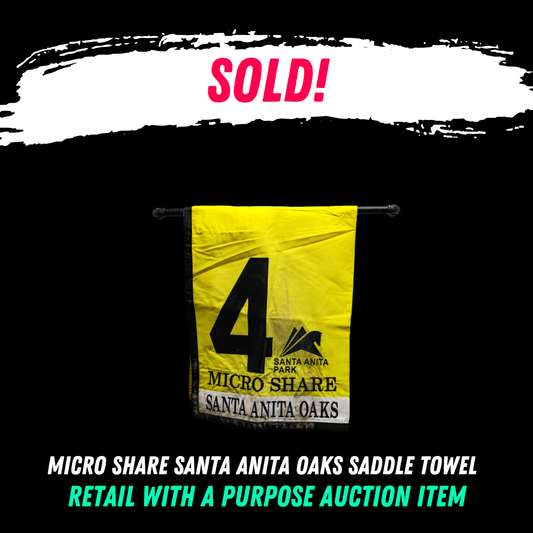 Micro Share Santa Anita Oaks Saddle Towel