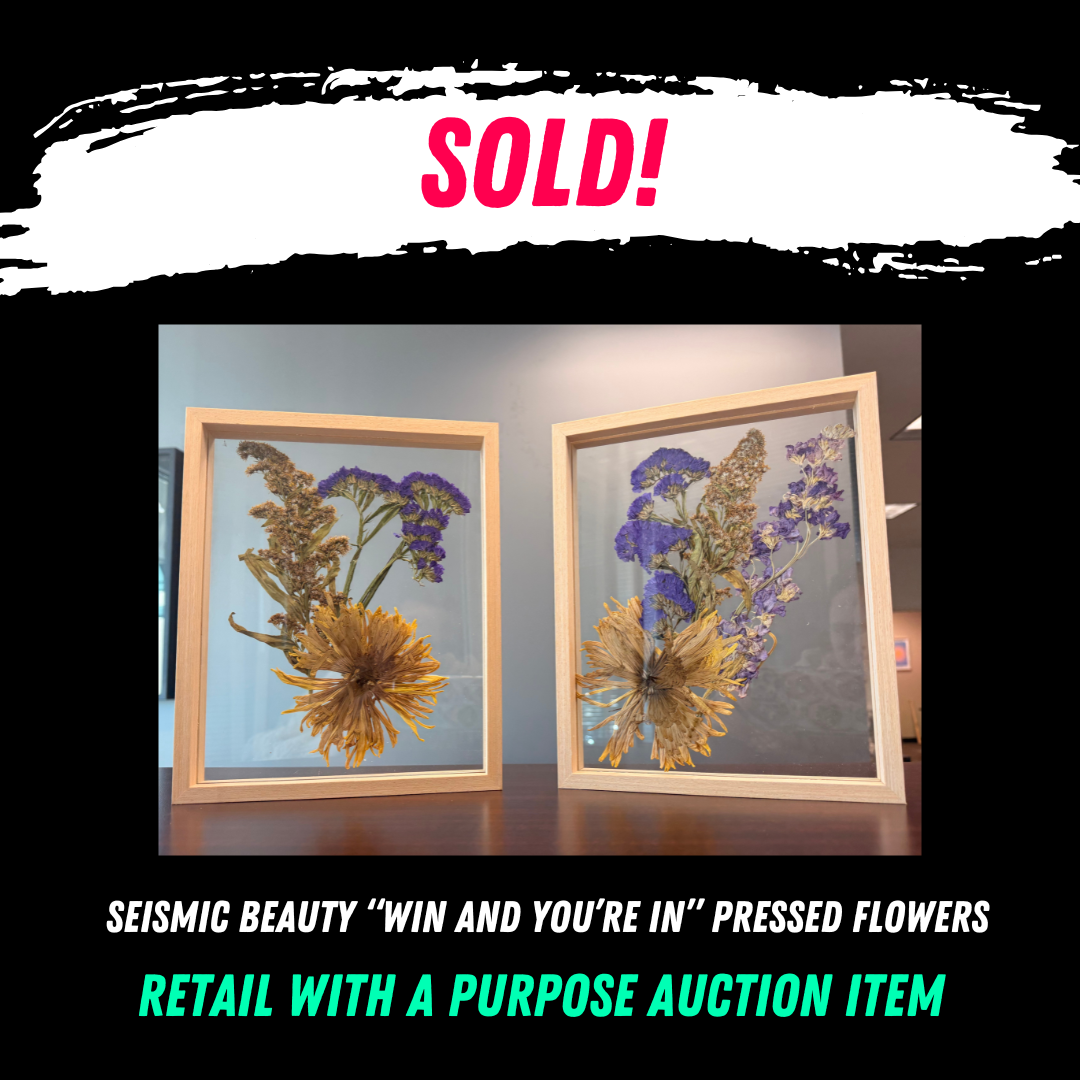 Seismic Beauty “Win and You’re In” Pressed Flowers #2