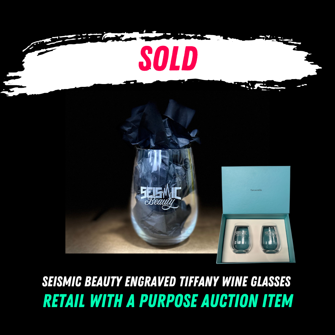 Seismic Beauty Tiffany Wine Glasses