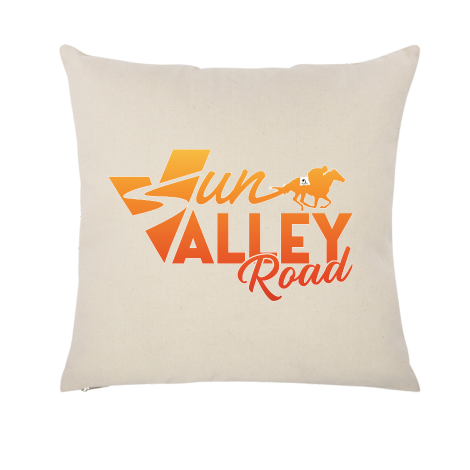 Sun Valley Road Throw Pillow Case