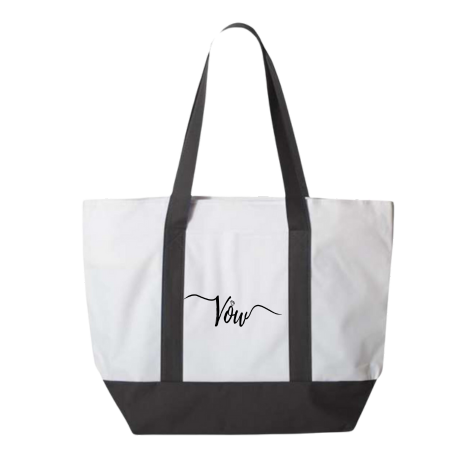 Vow Embroidered Tote Bag