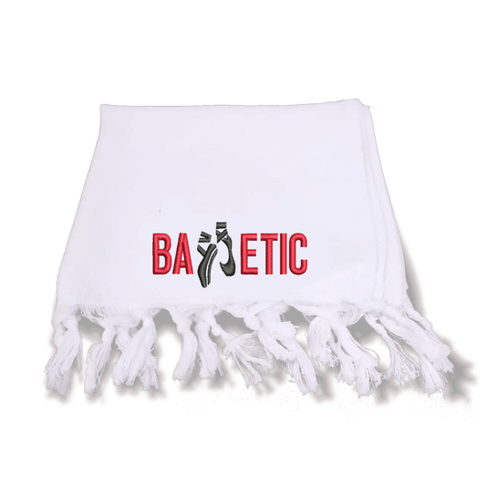 Balletic Bar Towel - Red/White