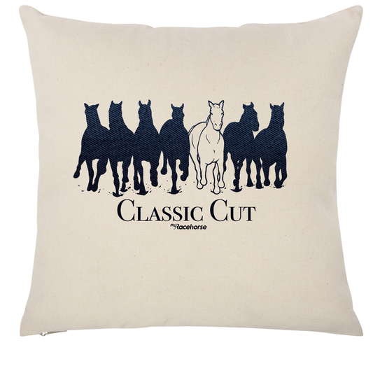 Classic Cut Throw Pillow Case - White