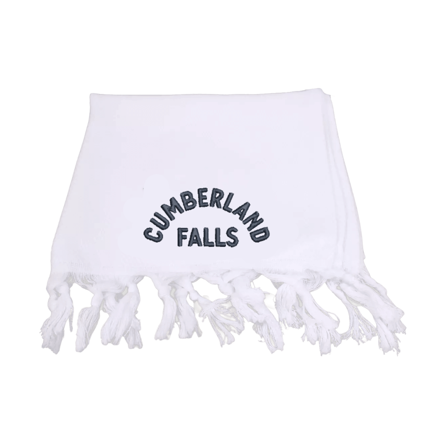 Cumberland Falls Bar Towel - White