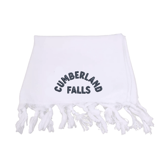 Cumberland Falls Bar Towel - White
