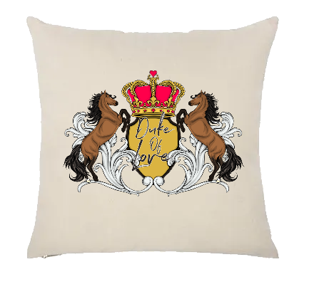 Duke of Love Throw Pillow Case
