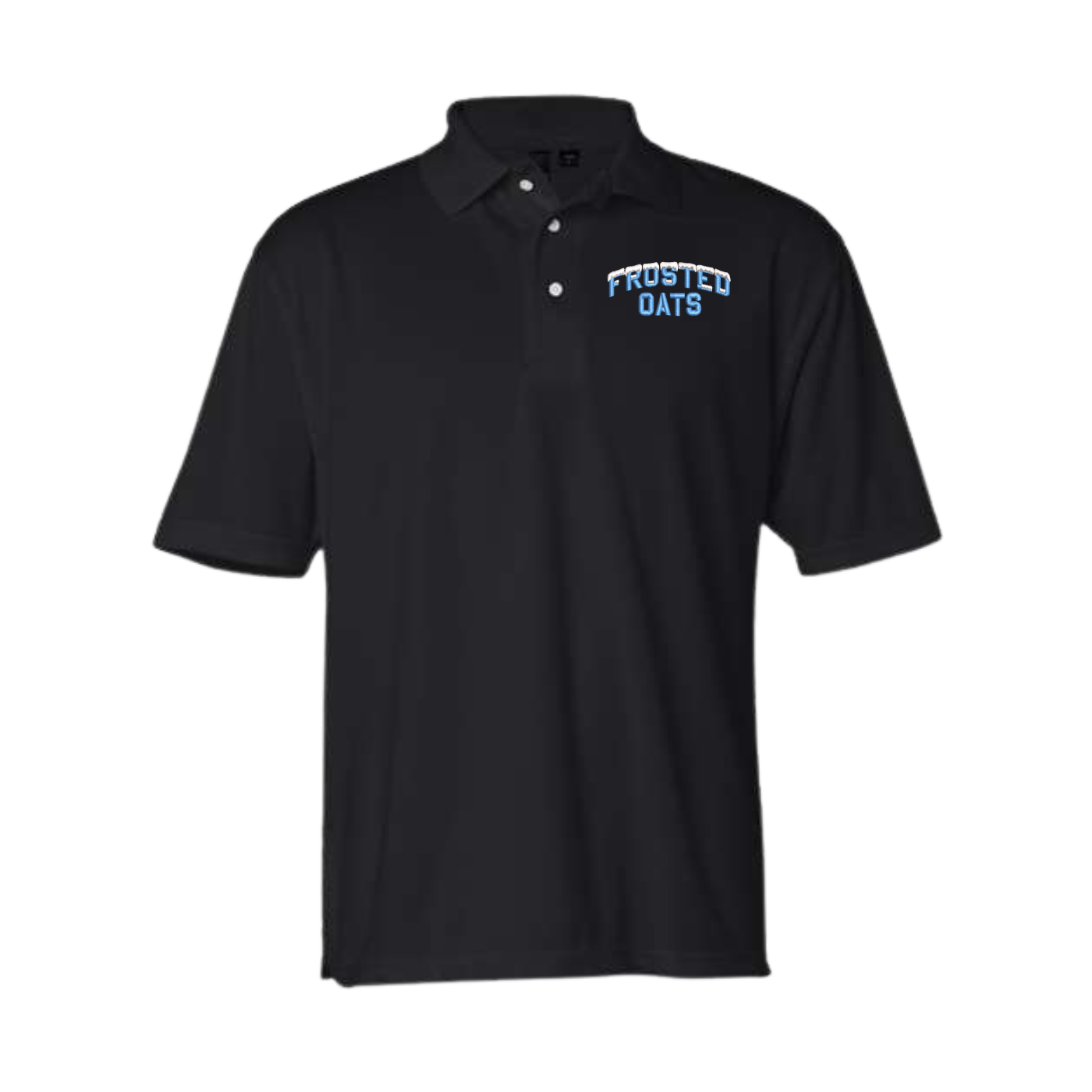 Frosted Oats Men's Embroidered Polo Shirt