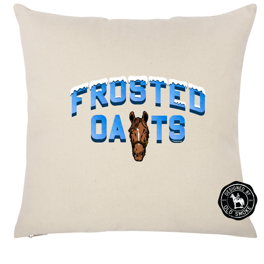 Frosted Oats Throw Pillow Case