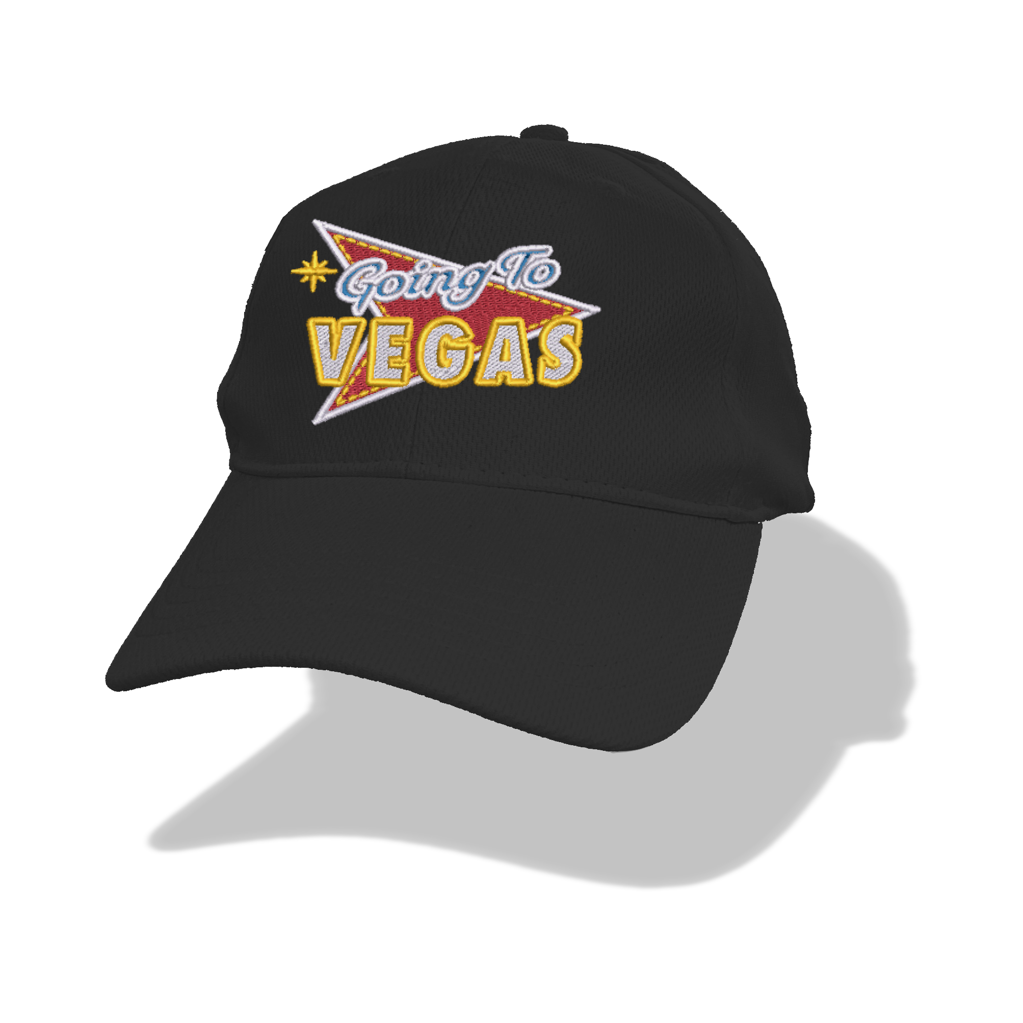 Going to Vegas Dad Hat - Black