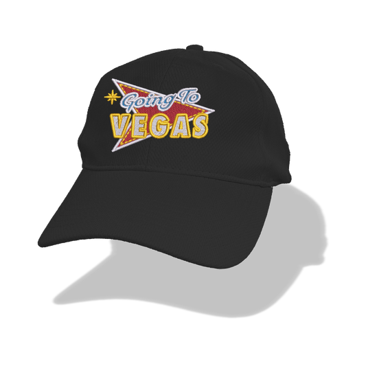 Going to Vegas Dad Hat - Black