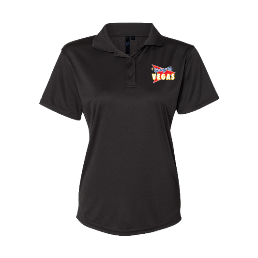 Going to Vegas Women's Embroidered Polo Shirt