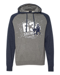 Load image into Gallery viewer, Sixtythreecaliber Raglan Hooded Sweatshirt
