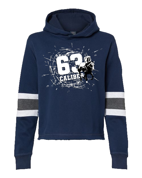 Sixtythreecaliber Women's Cropped Hooded Sweatshirt