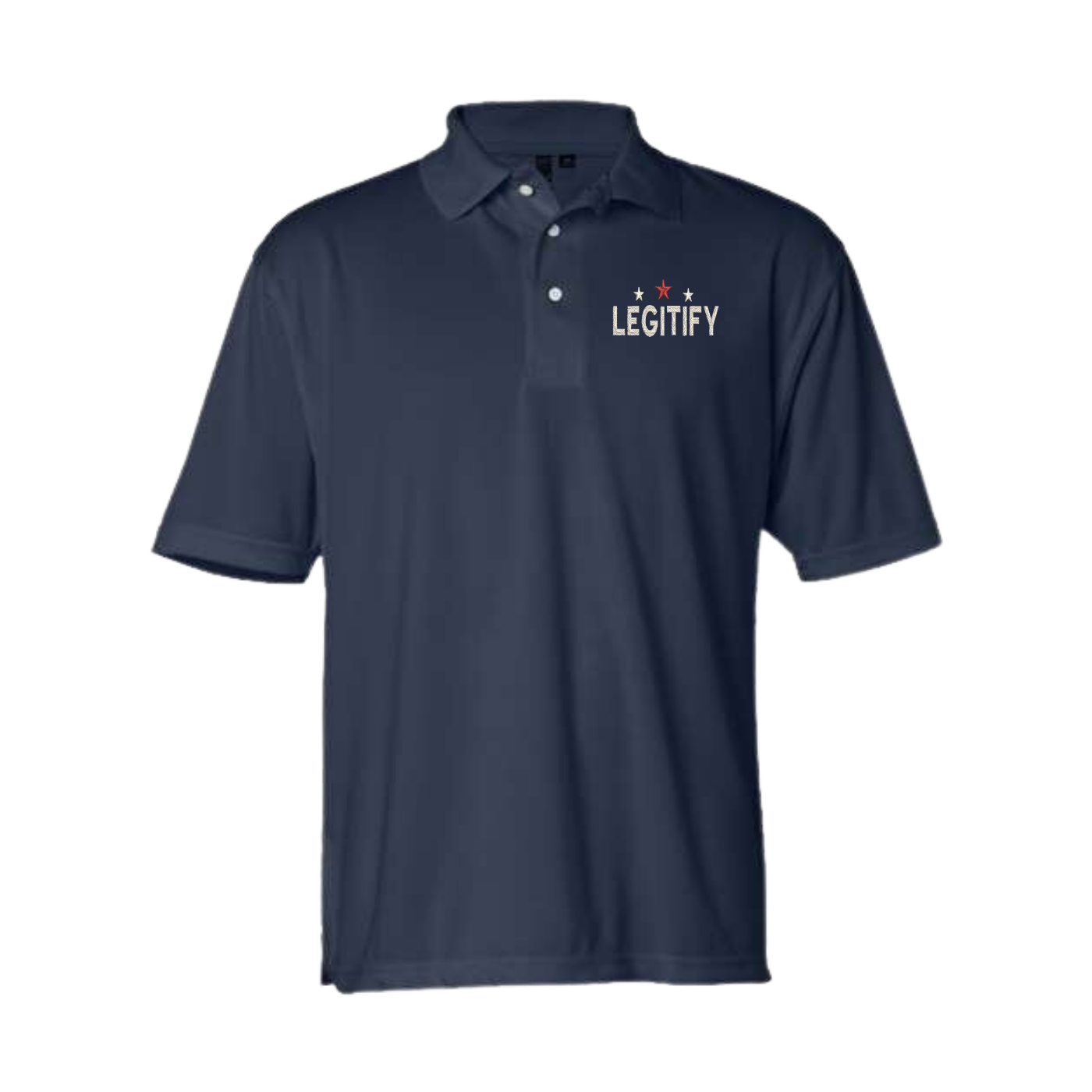 Legitify Men's Embroidered Polo Shirt